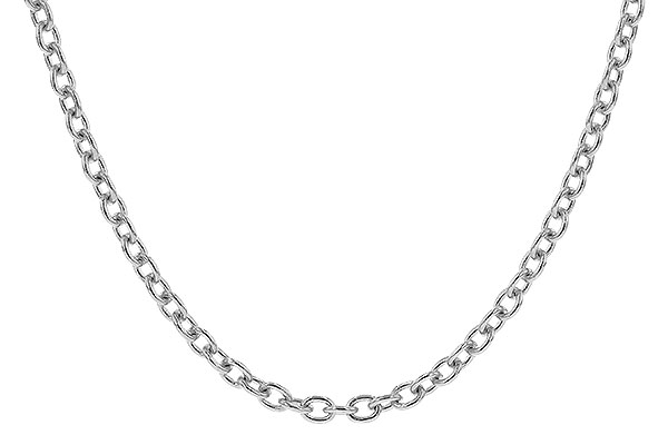 D301-06940: CABLE CHAIN (24IN, 1.3MM, 14KT, LOBSTER CLASP)