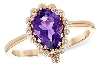 A216-49704: LDS RING 1.06 CT AMETHYST