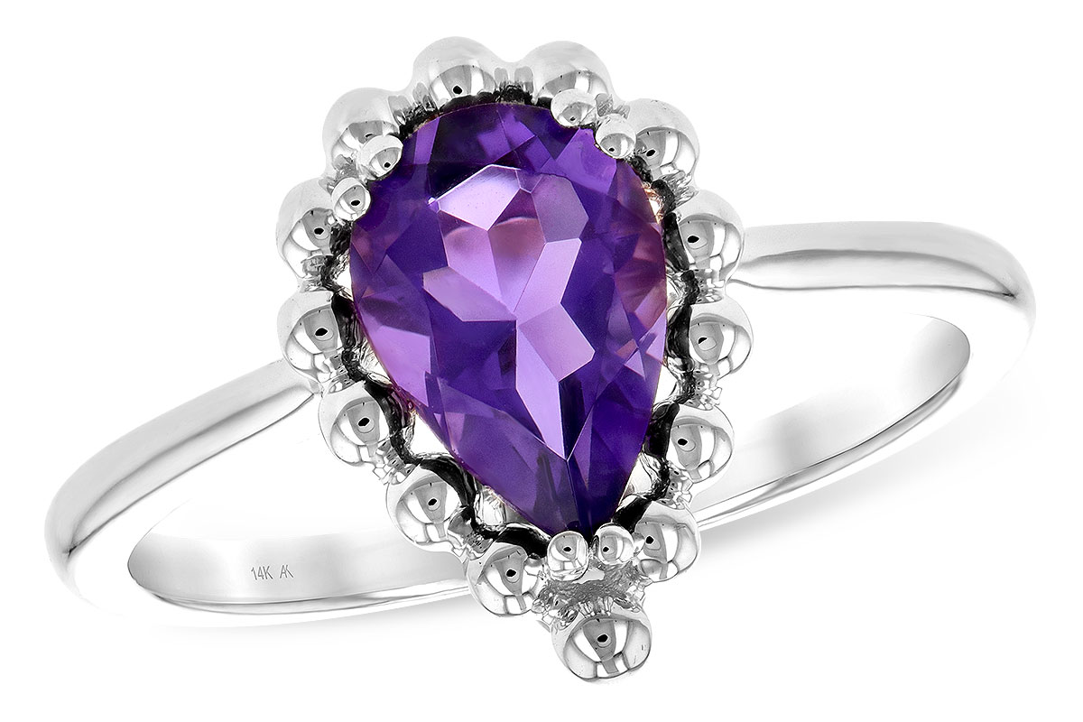 A216-49704: LDS RING 1.06 CT AMETHYST