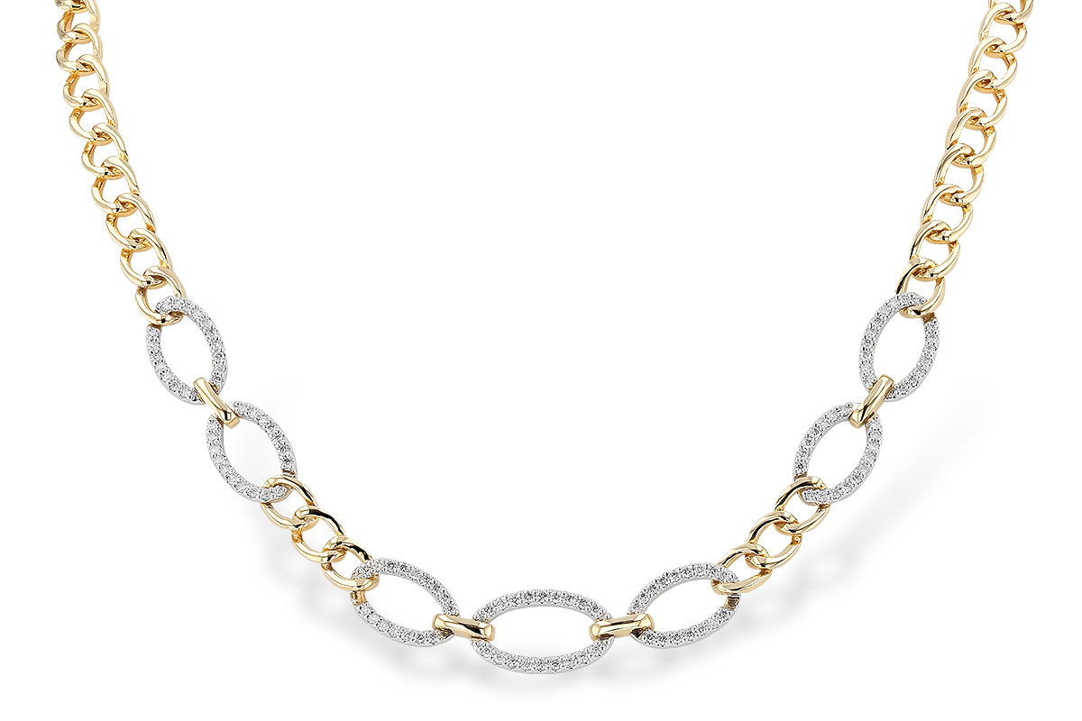 A301-02404: NECKLACE 1.12 TW (17")(INCLUDES BAR LINKS)