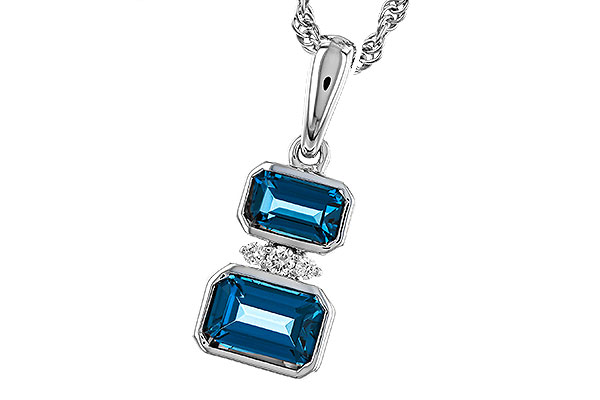 A301-93331: NECK .95 TW LONDON BLUE TOPAZ .98 TGW