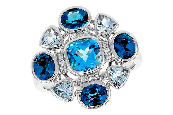 A301-94195: LDS RG 3.19 TW BLUE TOPAZ 3.25 TGW