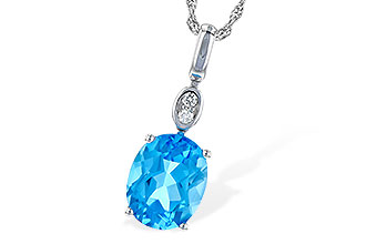 B217-44268: NECK 2.84 BLUE TOPAZ 2.87 TGW (10x8MM BT)