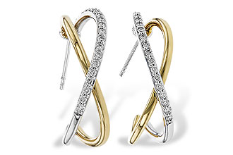 C301-93349: EARRINGS .50 TW