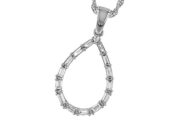 D301-96931: NECKLACE .27 BAG .28 TW