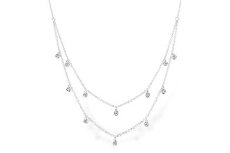 E301-01531: NECKLACE .22 TW (18 INCHES)