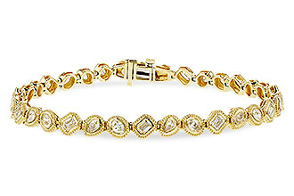 E301-98795: BRACELET 2.15 TW FANCY CUT DIAMONDS