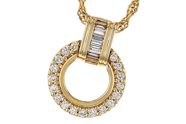 E301-99722: NECKLACE .12 BAG .33 TW