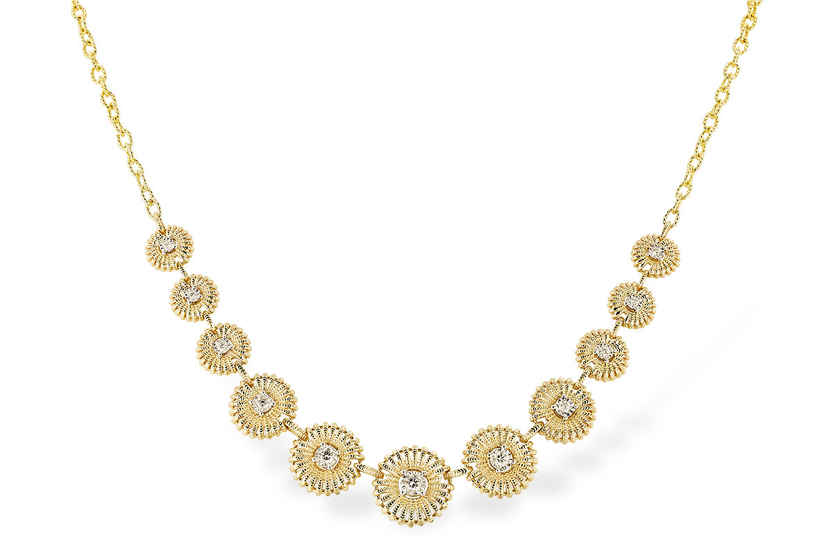 G301-06931: NECKLACE .22 TW (17")