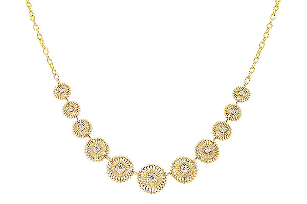 G301-06931: NECKLACE .22 TW (17")
