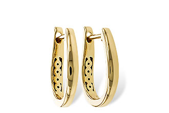 G301-96976: GOLD EARRINGS (15MM)