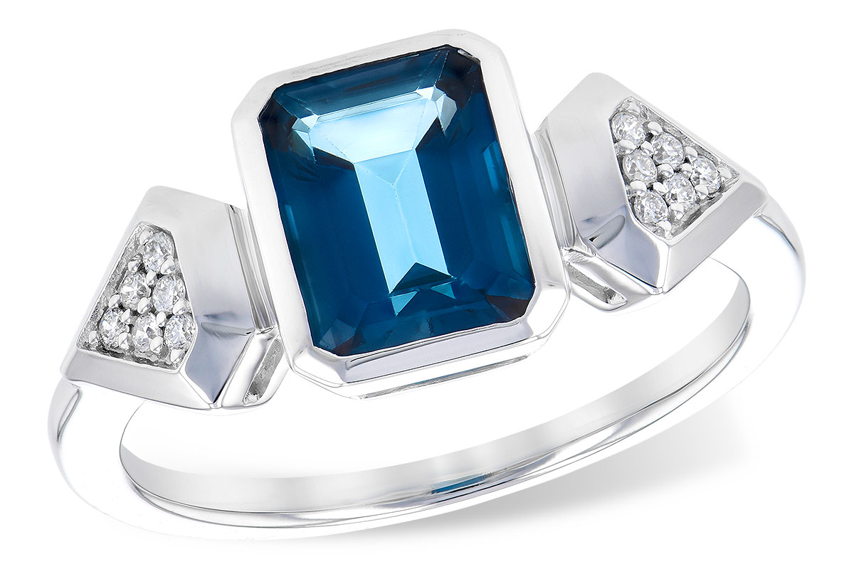 H300-17849: LDS RG 2.03 LONDON BLUE TOPAZ 2.10 TGW