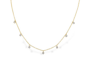 H301-01531: NECKLACE .12 TW (18 INCHES)
