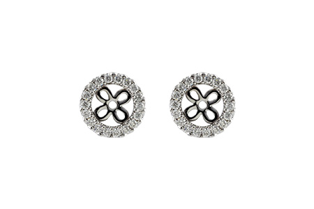 K214-67831: EARRING JACKETS .24 TW (FOR 0.75-1.00 CT TW STUDS)